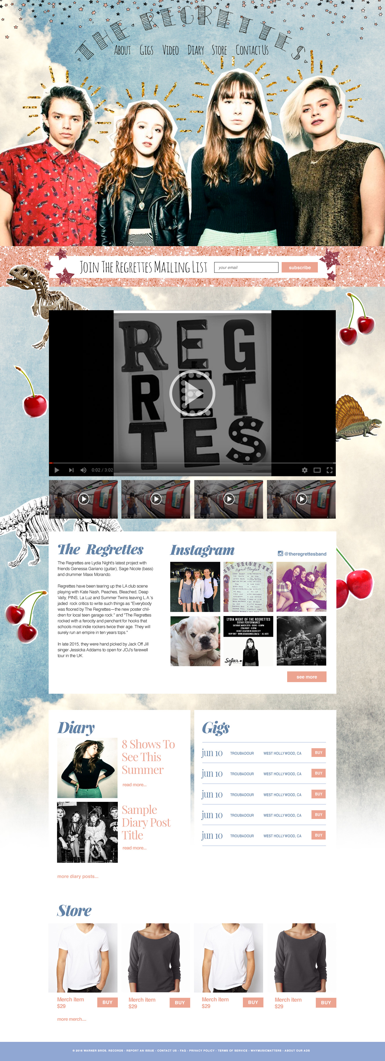 creative direction: the regrettes