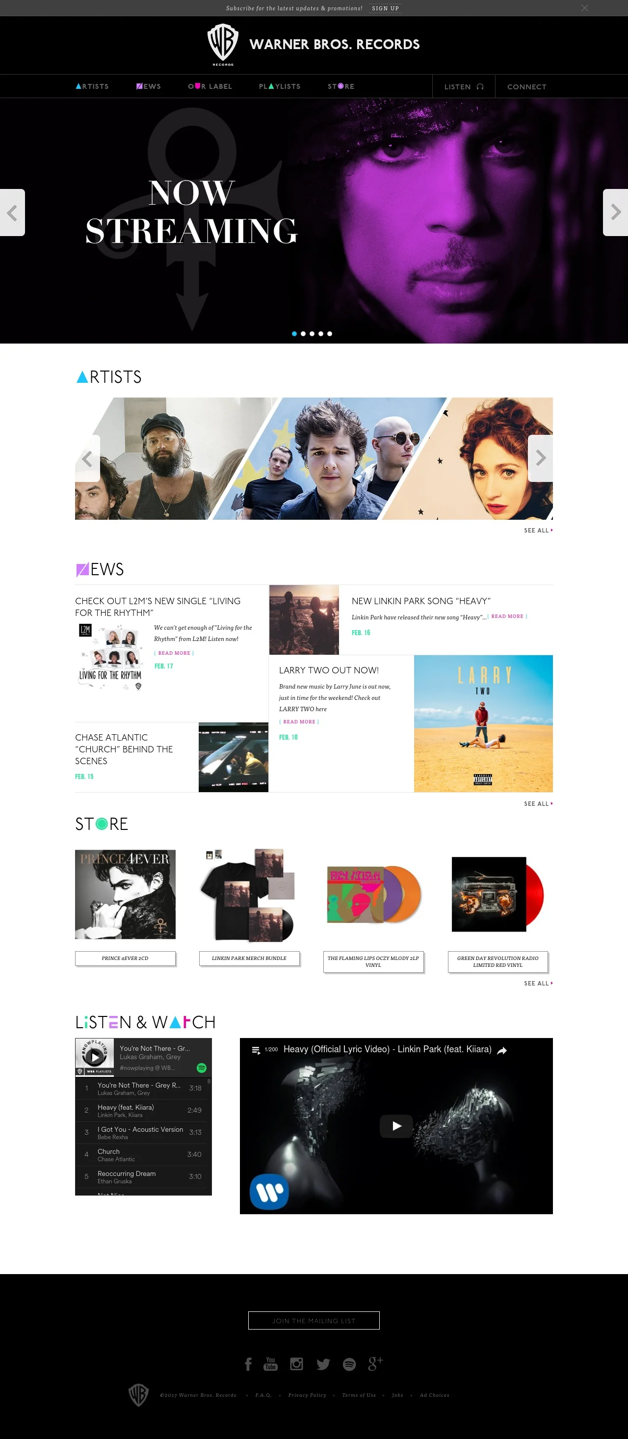 creative direction: warner bros. records