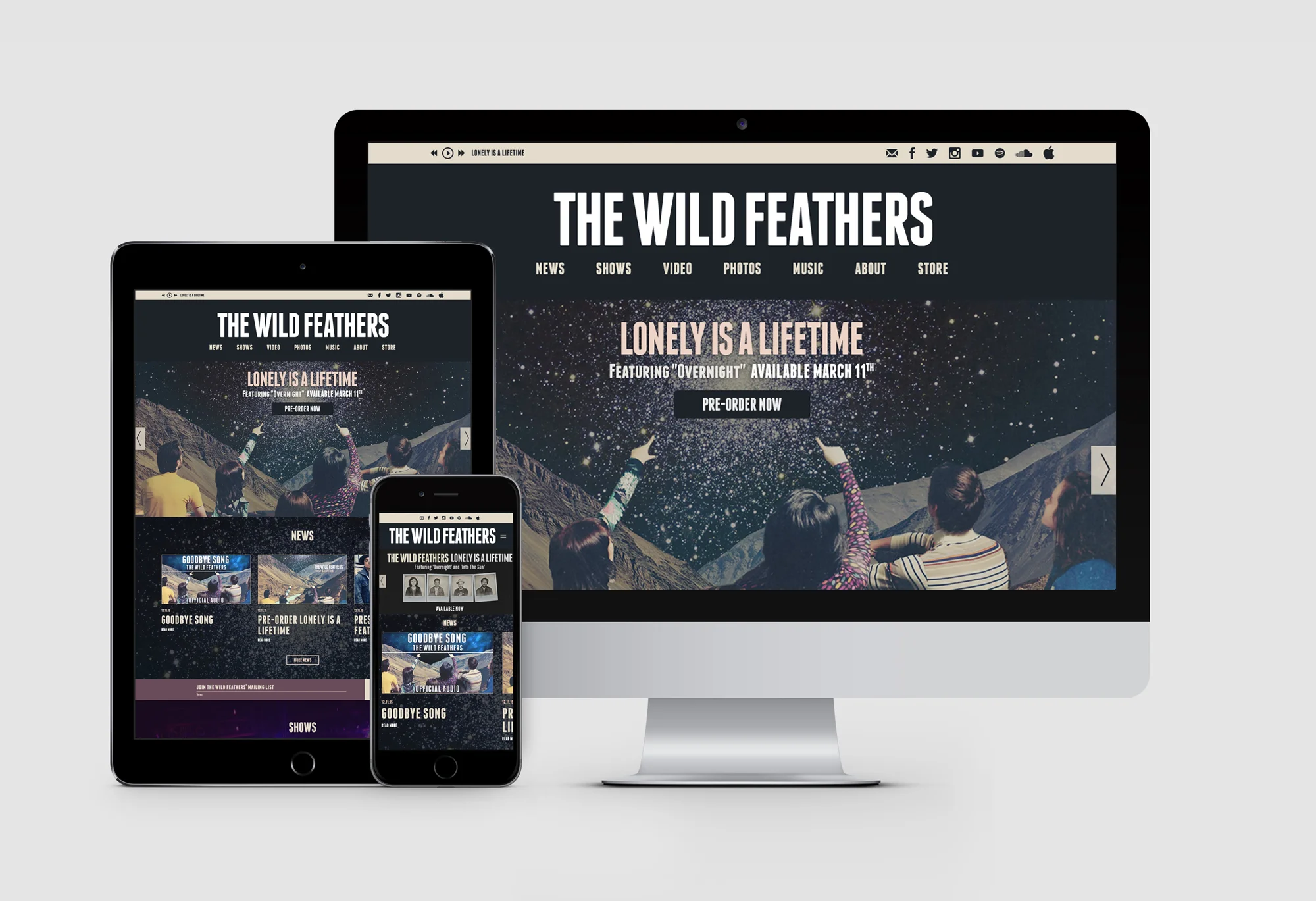creative direction: the wild feathers